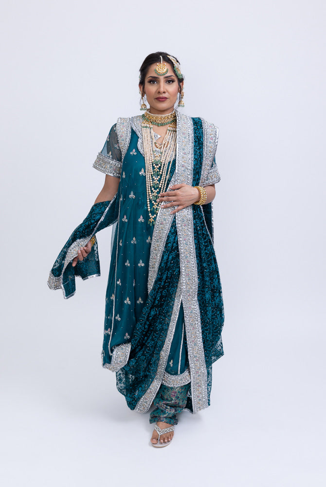 Hara Bhara - Green Khara Dupatta | Elegance By Asma